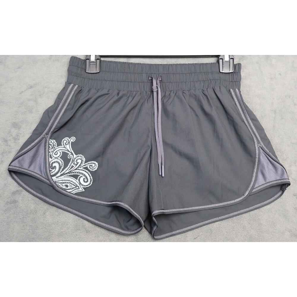 Athleta Oceanside Swim Short stretch‎ waist w/drawstring Graphic Paisley *Rare*